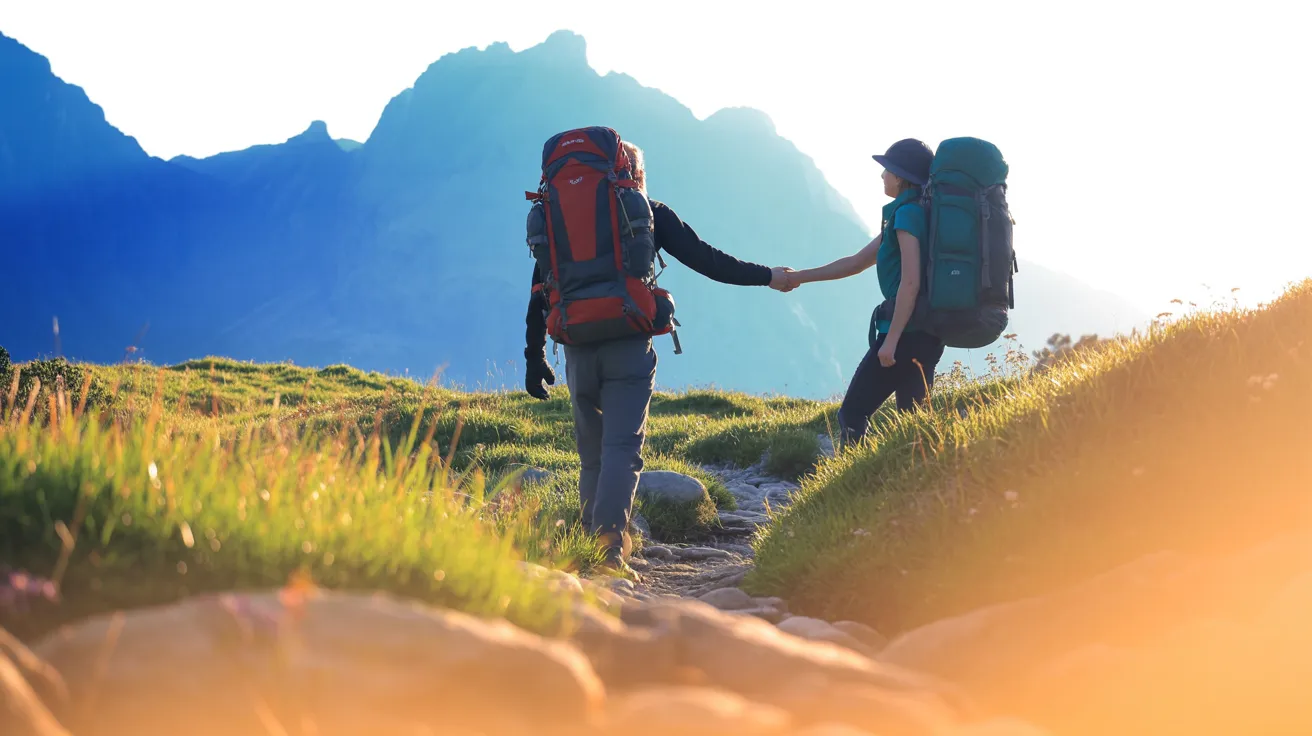 a-photograph-of-two-hikers-silhouette a-photograph-of-two-hikers-silhouette