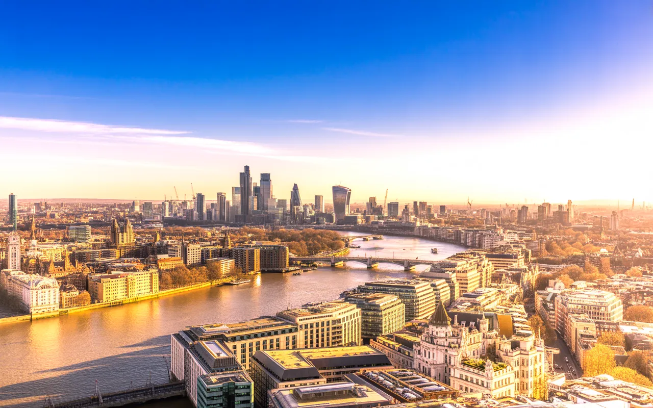 London skyline showing citywide HPV vaccine cancer prevention coverage