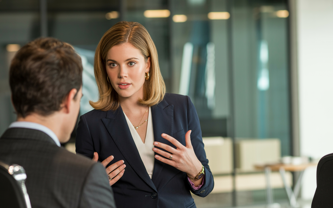 Professional businesswoman over 45 HPV vaccine consultation London Ealing clinic