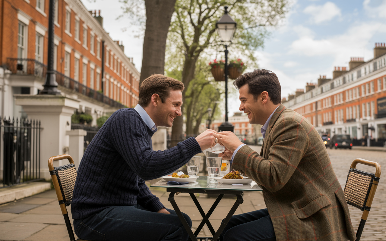 Same-sex couple HPV vaccination London mature men healthcare Ealing