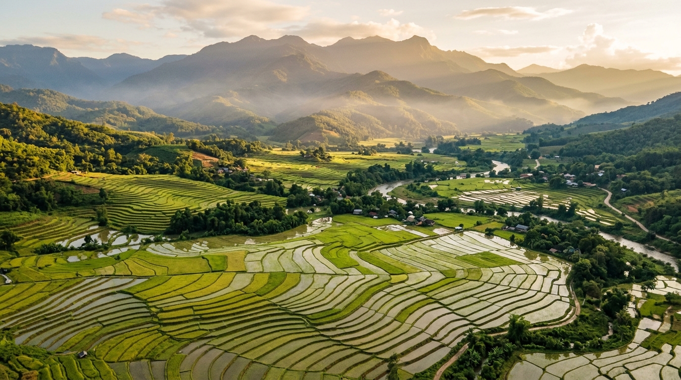 Chiang Mai valley — JE vaccine recommended for rural travellers