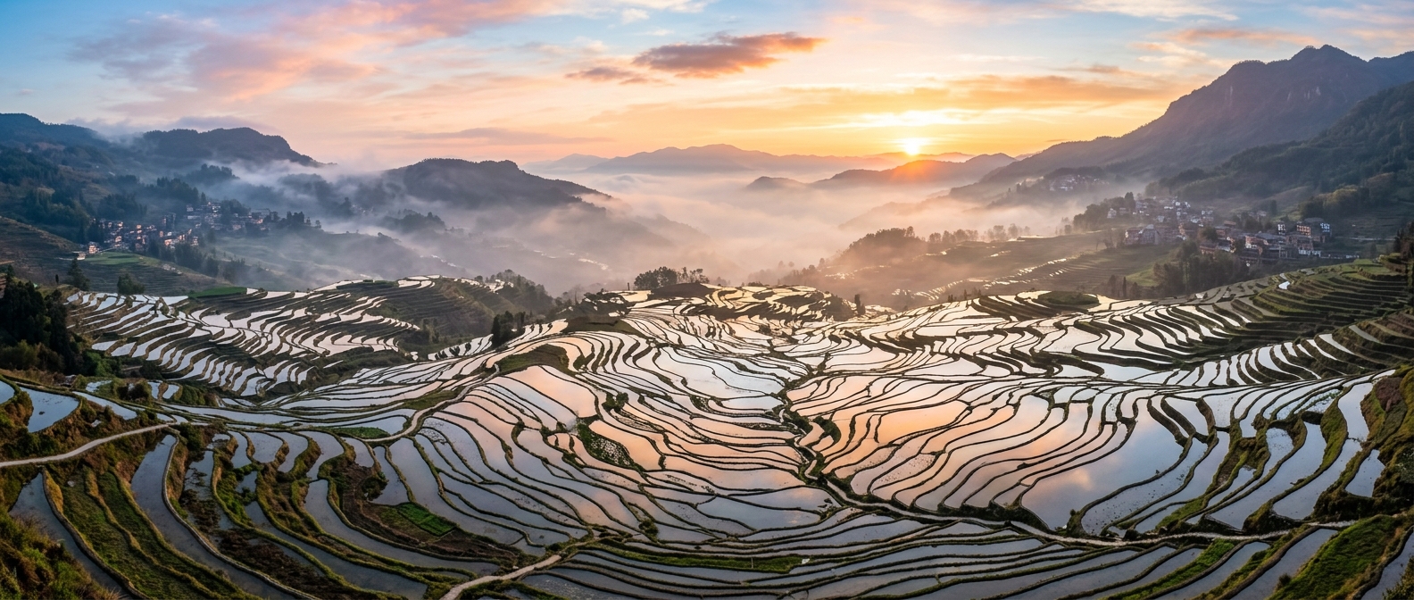 Japanese encephalitis vaccine China Japanese encephalitis vaccine for China: rural rice terraces in Yunnan where the risk is higher